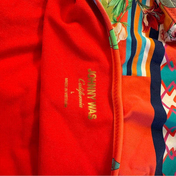 JOHNNY WAS Kaya Boho Bikini Swimsuit Set Top XL, bottom L - Picture 7 of 11